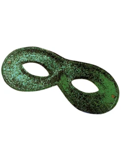 Fun Place Green Std. Metallic Glitter Eye Mask Masks