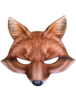 Fun Place Fox Fabric Half Mask
