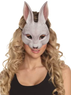 Fun Place Rabbit Fabric Half Mask Masks