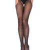 Fun Place Cosplay Fishnet Suspender Pantyhose + 2 Fun Place Cosplay Fishnet Suspender Pantyhose +