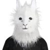 Fun Place Animals Alpaca Adult Mask W/Moving Mouth