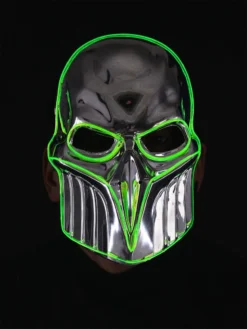 Fun Place Diamond Mouth Adult Mask W/EL Wire Festivals