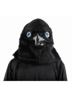 Fun Place Raven Adult Mask W/Moving Mouth Animals