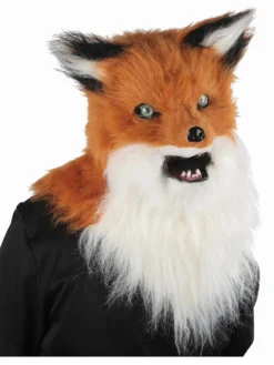 Fun Place Animals Fox Adult Mask W/Moving Mouth