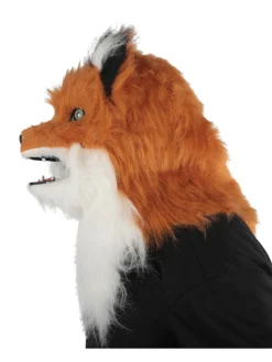 Fun Place Animals Fox Adult Mask W/Moving Mouth