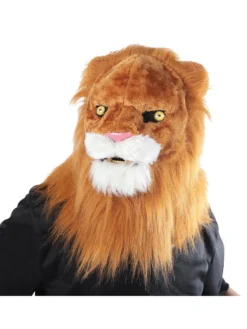 Fun Place Lion Mask With Moving Mouth Animals