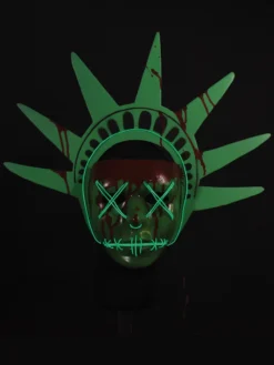 Fun Place Masks The Purge Election Year - Light Up Liberty Injection Mask