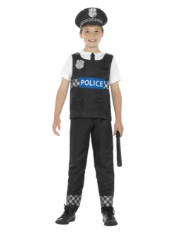 Fun Place Cop Costume, Black Costumes & Characters