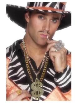 Fun Place Dollar Sign Medallion, Large, Gold