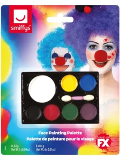 Fun Place Cosplay Smiffys Make-up FX, 7 Colour Palette Grease Paint