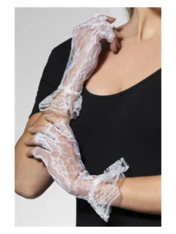 Fun Place Shop By Theme Fingerless Lace Gloves
