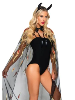 Fun Place Devil Cape And Horns