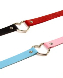 Fun Place 2 Tone Heart Collar - Pink / Baby Blue