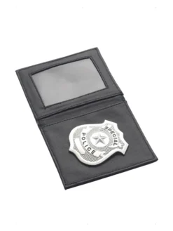 Fun Place Police Badge, Silver