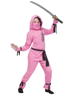Fun Place Pink Ninja Child Costume Costumes & Characters