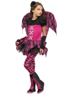 Fun Place Costumes & Characters Pink Punky Fairy Child Costume