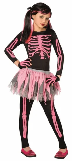 Fun Place Costumes & Characters White Skeleton Child Costume