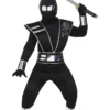 Fun Place Silver Mirror Ninja Child Costume Costumes & Characters