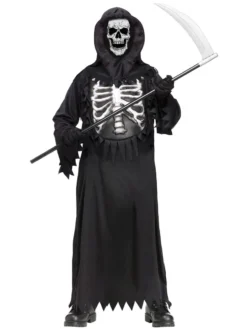 Fun Place Glow Chest Reaper Child Costume