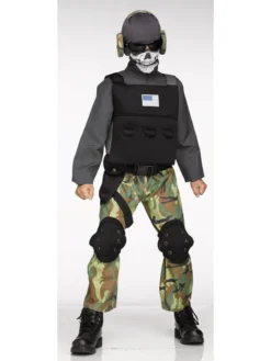 Fun Place Costumes & Characters Skull Soldier Child Costume