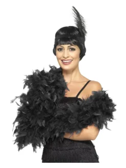 Fun Place Decades & Eras Deluxe Boa - Black