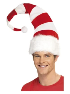 Fun Place Wigs & Hats Striped Santa Hat