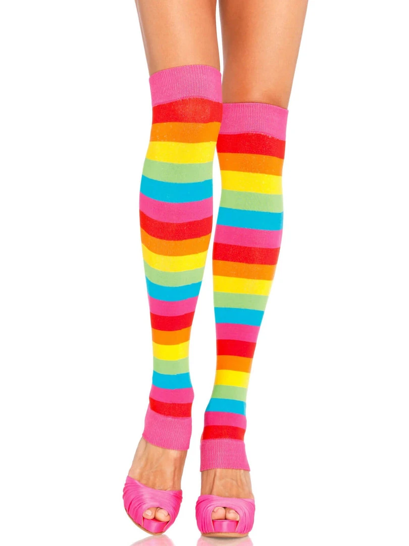 Fun Place Rainbow Leg Warmers 3 Fun Place Rainbow Leg Warmers