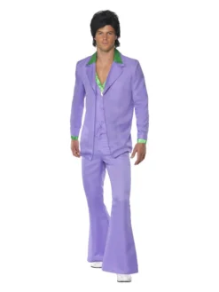 Fun Place 70s Suit Costume Lavender