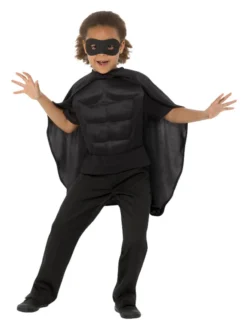 Fun Place Costumes Kids Superhero Kit, Black