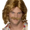 Fun Place 70s Super Trouper Wig & Moustache