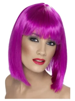 Fun Place Glam Wig - Neon Purple Cosplay
