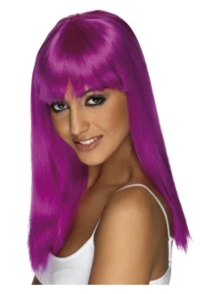 Fun Place Cosplay Glamourama Wig, Neon Purple