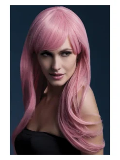 Fun Place Fever Sienna Wig, Pastel Pink Cosplay