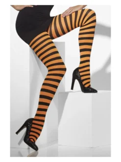 Fun Place Opaque Tights, Orange