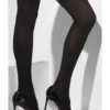 Fun Place Cosplay Opaque Hold Ups - Black