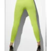 Fun Place Decades & Eras Opaque Footless Tights, Neon Green