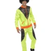 Fun Place Retro Shell Suit Costume, Mens, Neon Green Shop By Theme