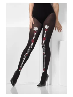 Fun Place Opaque Day Of The Dead Tights