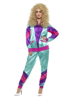 Fun Place 80's Height Of Fashion Ladies Shell Suit
