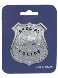 Fun Place Accessories Metal Police Badge