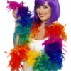 Fun Place Festivals Feather Boa, 80g, Rainbow
