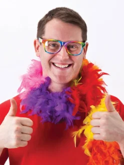 Fun Place Accessories Multicolour Rainbow Glasses