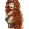 Fun Place Medieval Warrior Queen Wig, Auburn Cosplay