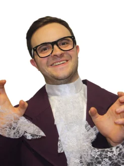 Fun Place Black Framed Glasses (with Clear Lenses) Accessories