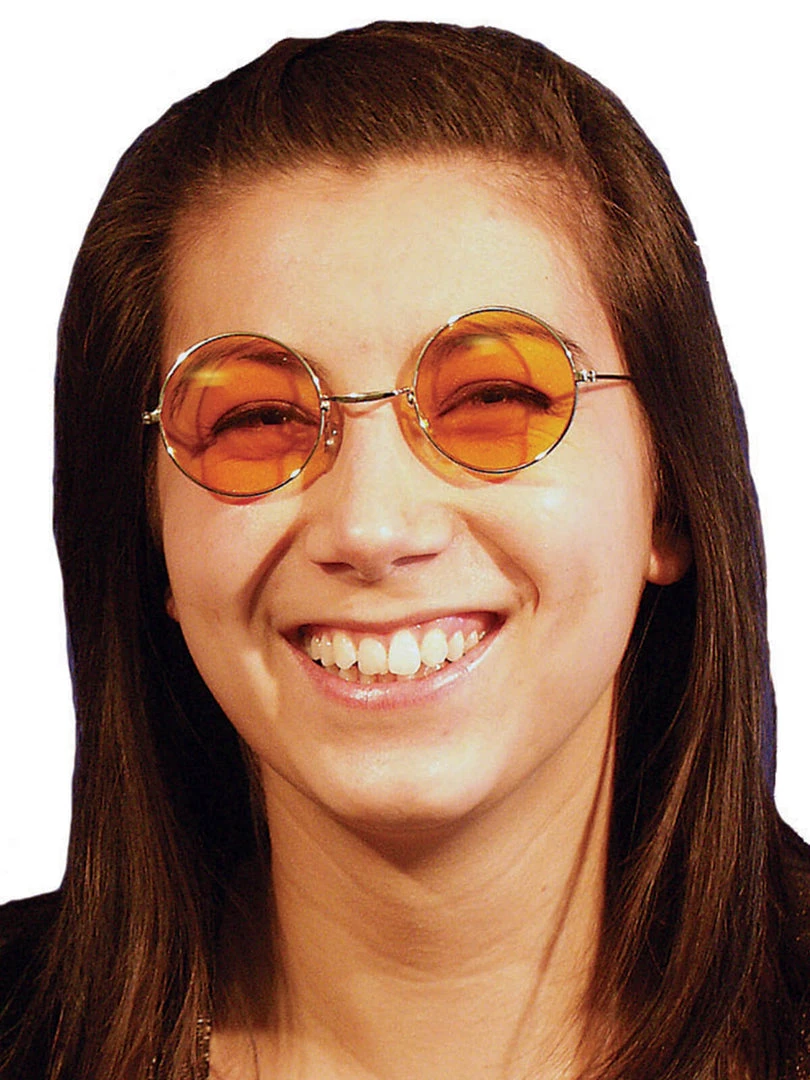 Fun Place Orange Lennon Glasses 3 Fun Place Orange Lennon Glasses