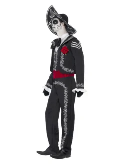 Fun Place Deluxe Day Of The Dead Senor Bones Costume