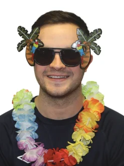 Fun Place Palm Trees Glasses