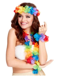 Fun Place Festivals Rainbow Hawaiian Set