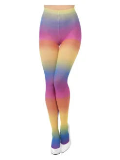 Fun Place Opaque Tights, Rainbow