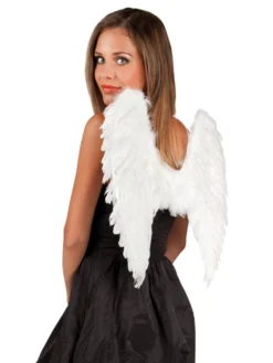 Fun Place White Feather Angel Wings 50x50cm (Foldable) Festivals